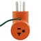 Ac Works Plug Adapter, 5-20R, 10-50P, 5-20P, 10-50P, 0 ft., Orange AD1050520 - alternate 7